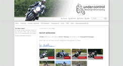 Desktop Screenshot of motorrad-unter-kontrolle.de