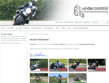 Tablet Screenshot of motorrad-unter-kontrolle.de